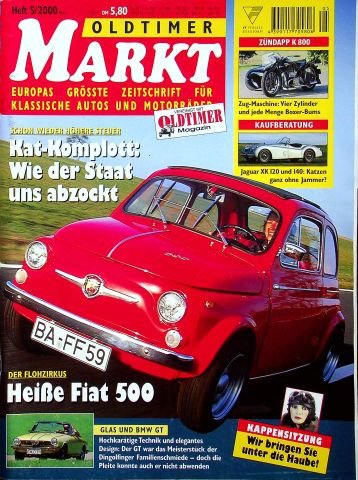 Deckblatt Oldtimer Markt (05/2000)